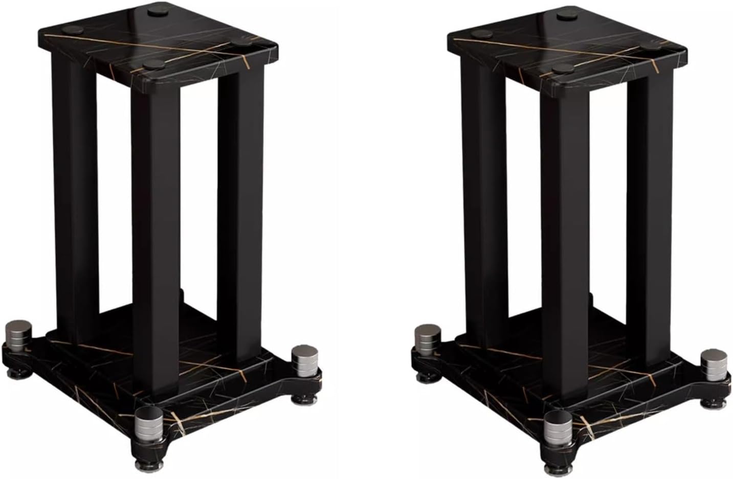 Monitor Speaker Stands Speaker Stand Audio Bracket 6.5-inch 8-inch 10-inch 12-inch Home Theater Studio Metal Wood Shock Absorbing Nail Studio Monitor Stand,One Color-30 * 35 * 80