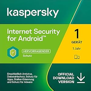 Kaspersky Internet Security for Android 2022 | 1 Gerät | 1 Jahr | Android | Aktivierungscode per Email