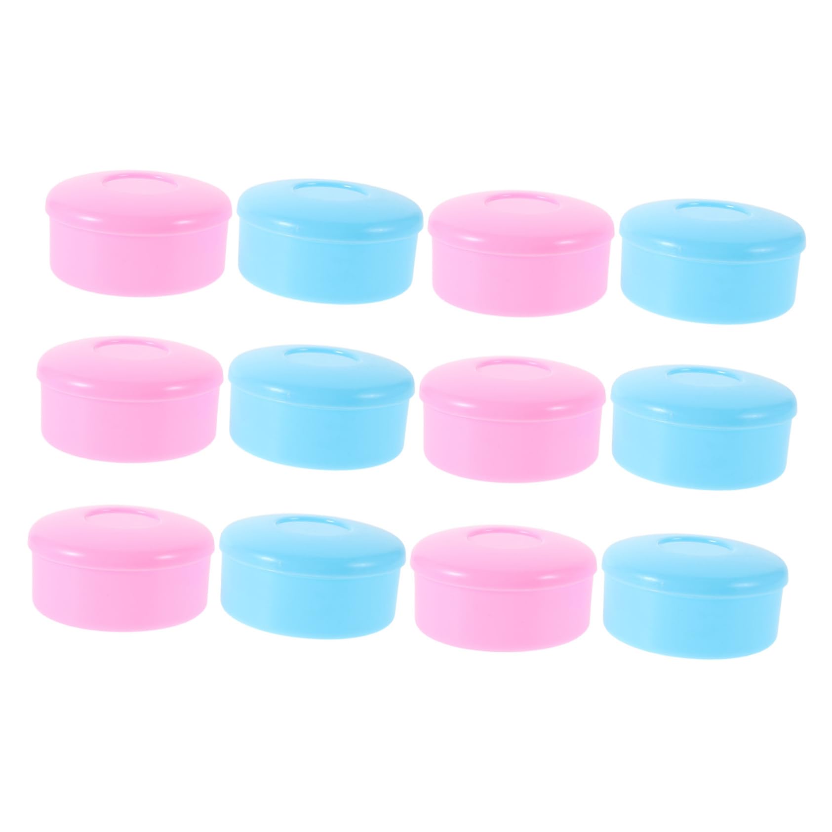 Gogogmee 6 Pairs Chess Pieces Storage Box: Plastic Go Game Chess Pieces Storage Organizer for Kids and Students Portable Board Game Accessories