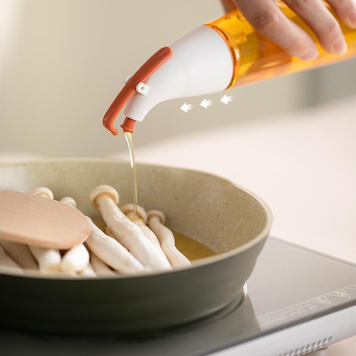 Dispenser per Salsa di Soia Nessun Olio da Cucina Domestico Serbatoio Olio Salsa di Soia Aceto Condimento Bottiglia Set da 2 Pezzi Contenitore Dell'olio