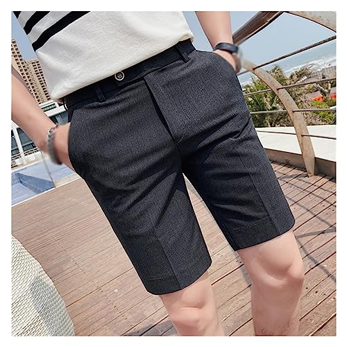 Short business homme slim fit léger à séchage rapide et ceinture stretch