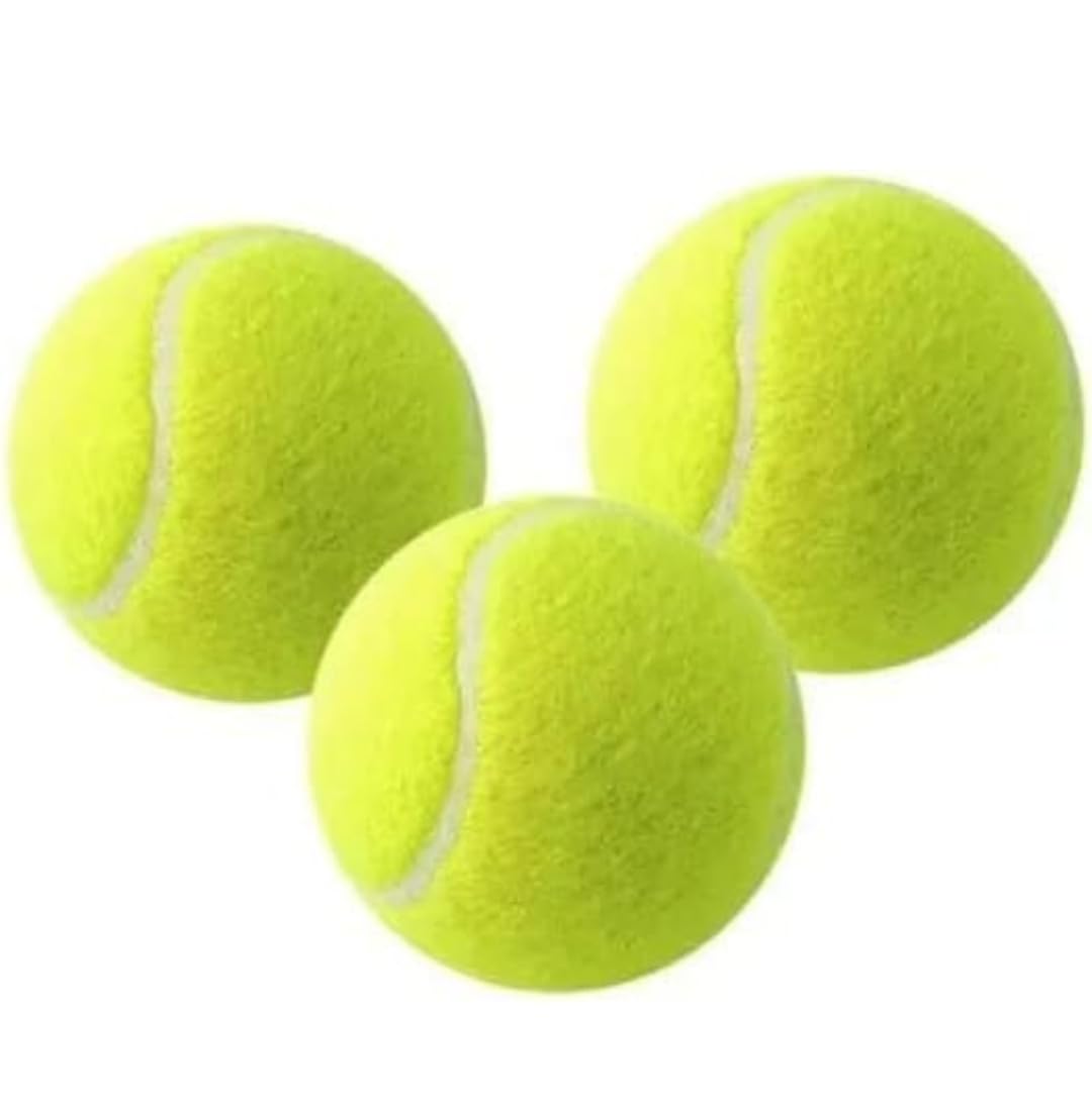 DASNATH Tennis Cricket Balls, Soft Lightweight Wool, Indoor Outdoor Practice and Training, Pack of 2.-image-30