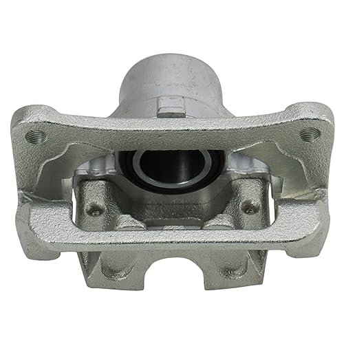 Image of TRQ Rear Driver and Passenger Side Brake Caliper Set Caliper Brackets Hardware Compatible with 10-16 Hyundai Genesis 17 Genesis G80 16 Kia K900 V6 3.8L