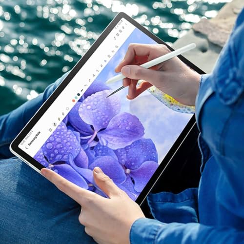 Image of Samsung Galaxy Tab S9 FE+ Plus 12.4 inch 128GB Android Tablet, Long Battery Life, Powerful Processor, S Pen, 8MP Camera, Lightweight Durable Design, Expandable Storage, US Version, 2023, Gray