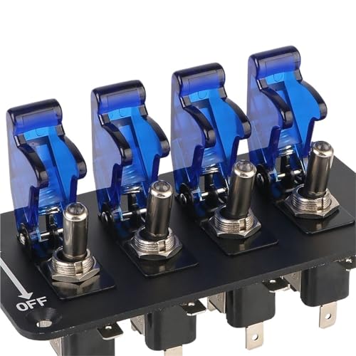 Panneau d interrupteur a bascule 12V 20A avec indicateur LED de demarrage