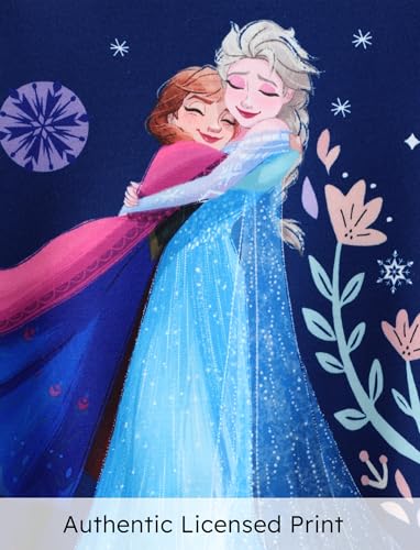 Image of Disney Frozen Toddler Girl Outfits Long Sleeve Shirt and Pocket Pant Clothing Sets Fall Casual Pullover Dailywear