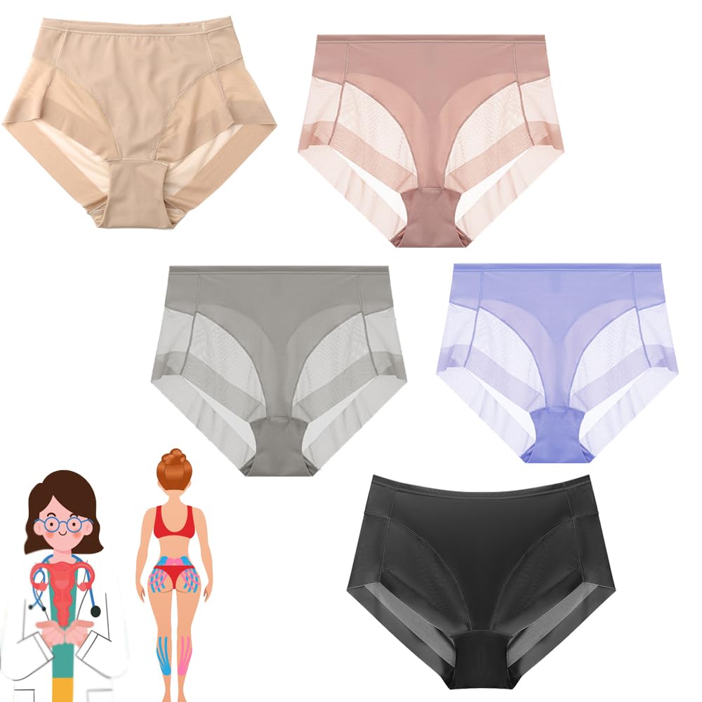 LovejdrsieyBriesilk - High Waist Ice Silk Seamless Shaping Panties, Butt Lifting Underwear for Women Seamless