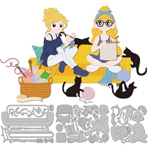 GLOBLELAND Strickdamen Stanzformen 38 Stück