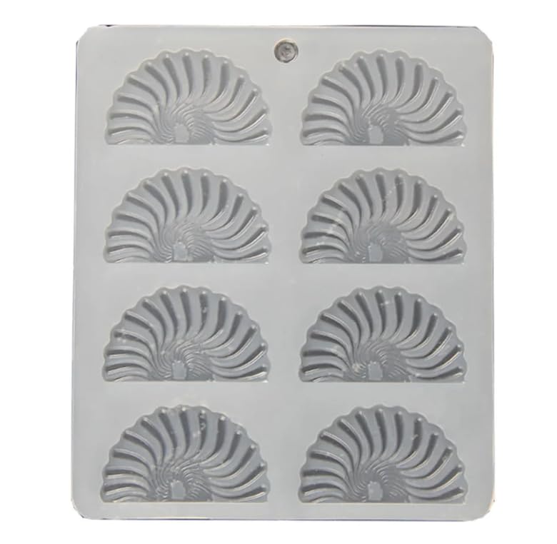 Homebakers Mart Silicone Fan Shape Garnishing Sheet Mould | Chocolate, Cake Decoration & Dessert Garnish Mould | Reusable Food Grade Silicone Baking Mold-picture-33