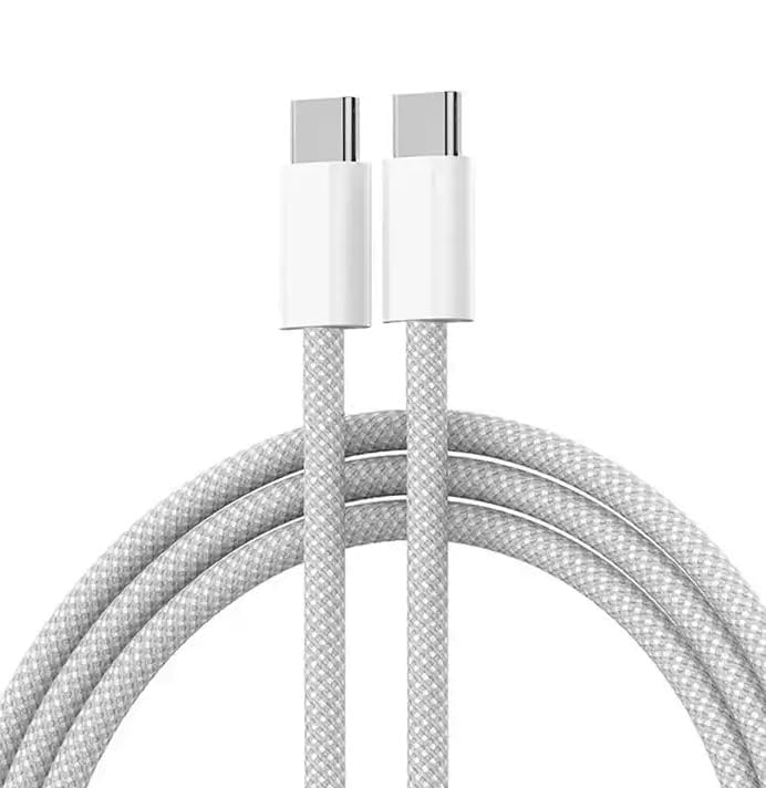 USB C Type-C Cable compatible with iPhone 15 Pro Max 16 Pro Max Fast Charging Charger Accessories 15 Plus 16 Plus 60W (1M)