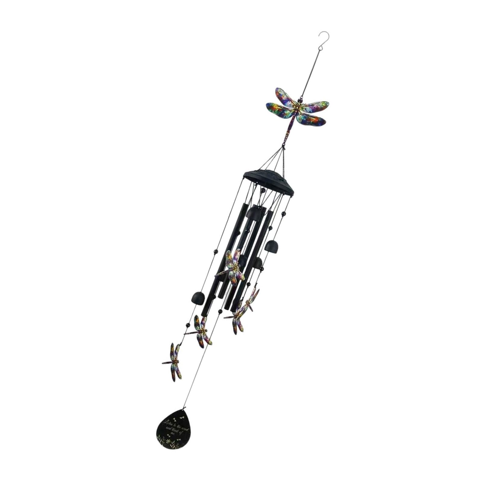 Handcrafted Dragonflies Wind Chimes Dragonflies Suncatchers Balcony Hanging Ornaments Home Decoration Craft Metal Wind Chimes