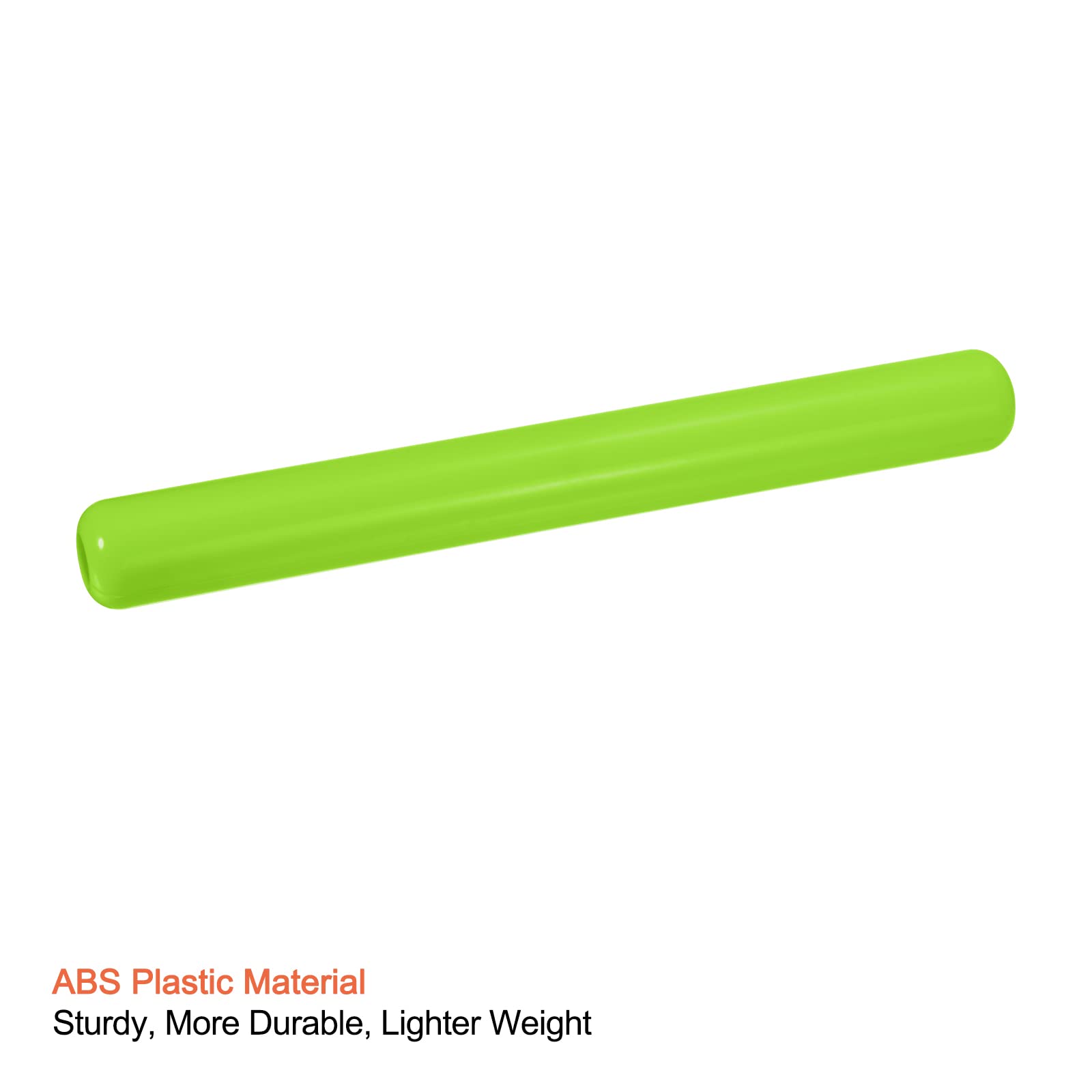 PATIKIL Bâton de course pour junior, tube en plastique, bâton de course pour athlétisme en plein air, outil de jeu de sport
