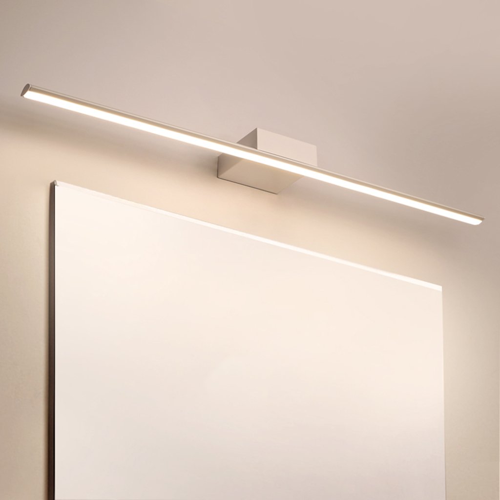 Lámparas de Espejo de baño Espejo de luz Delantera Espejo de luz Delantera Luces de Maquillaje de led Blanco Luz de tocador de baño Iluminación de Pared Impermeable antiniebla/Tubo Redondo