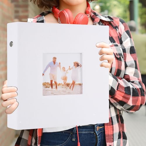 Miaikoe Photo Album 6x4 600 Pockets Slip in Large Capacity Album for Family Wedding Anniversary Linen Album Book Holds 600 Horizontal and Vertical 10x15cm Photos(600 Pockets - Image 3