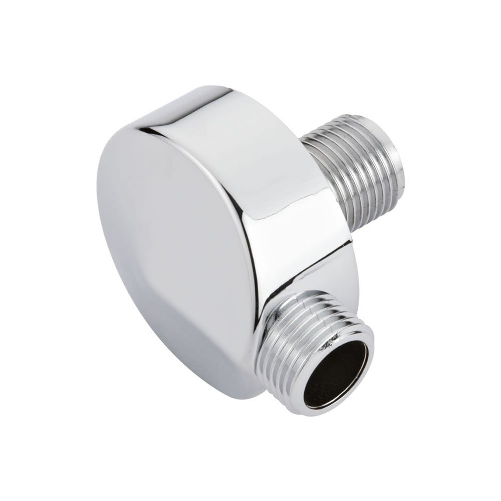 Nuie Outlet Elbow, Chrome, Silver, 53mm