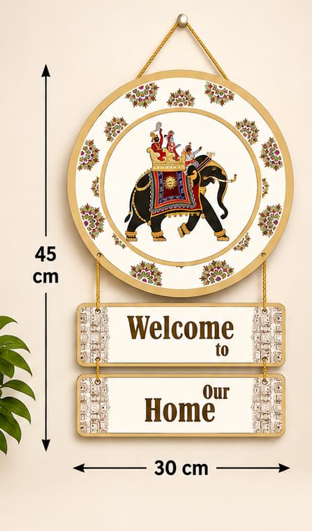 Image of Motivational Quote Wall Hanging for Home Decor | What You Think You Become, What You Feel You Attract, What You Imagine You Create MDF Wooden Wall Art | Office, Living Room & Meditation Decor (WH-17)