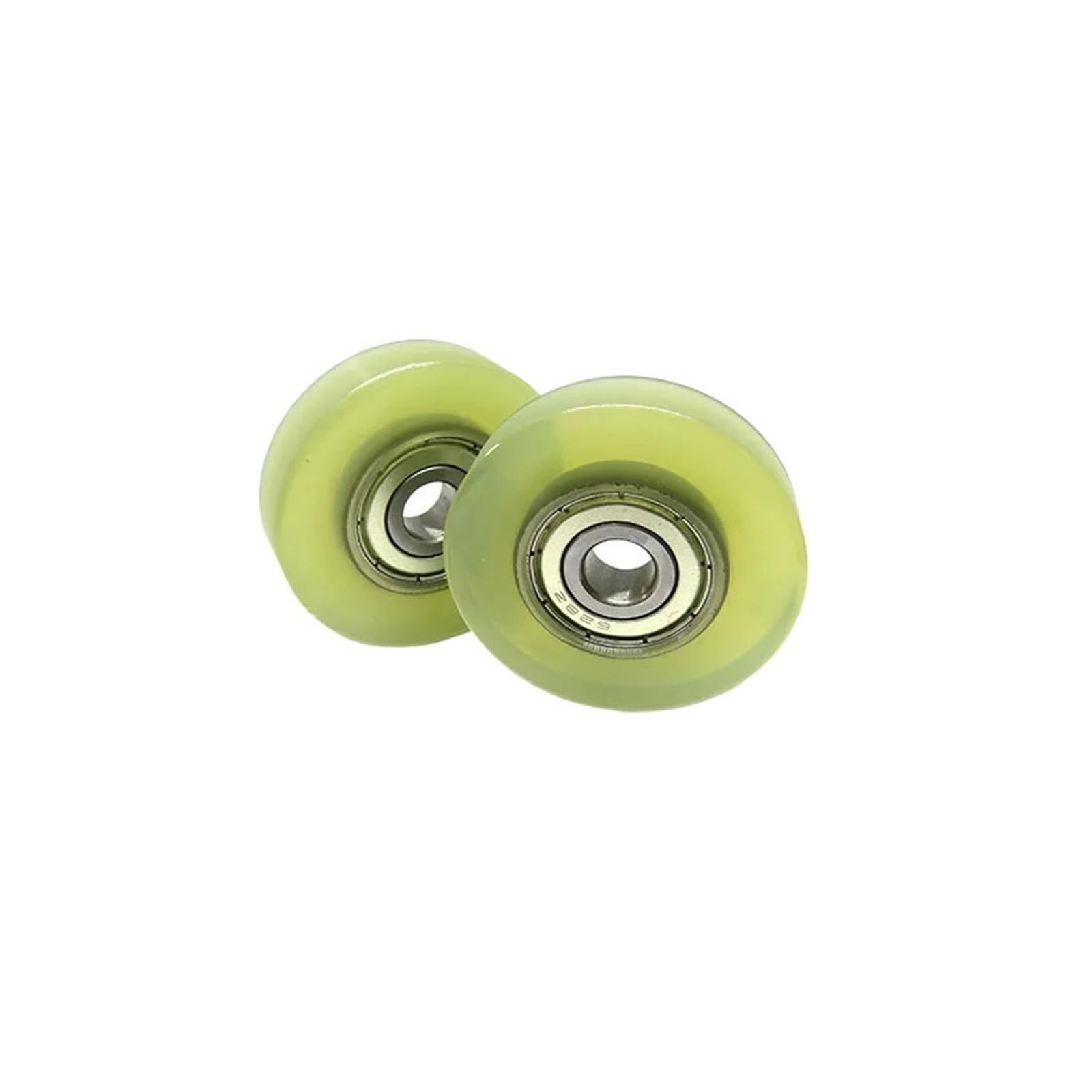 Rouleau de roulement moulé en PU PU62840-10, 5 pièces, 8x40x10, diamètre de 40mm, trou de 8mm, roue recouverte de polyuréthane, roue de guidage en plastique 8 * 40 * 10
