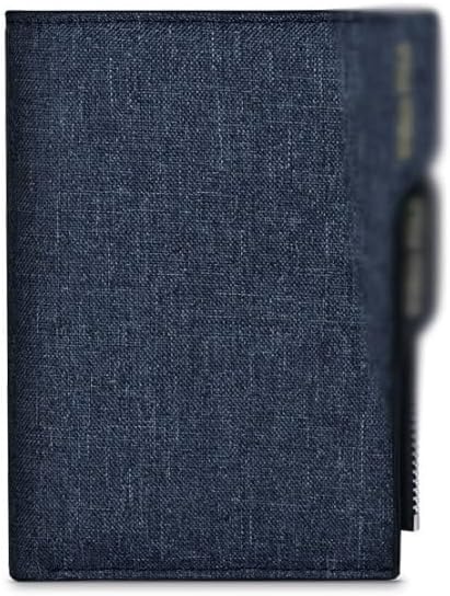 VIDI Men's Zipper Wallet Short Fabric Thin Zero
