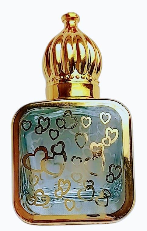 Golden Glass Perfume Bottle | 10 ml Elegant Empty Attar Container for DIY Perfume, Essential Oils & Rose Water | Refillable Decorative Bottle (Pack of 1)-image-5