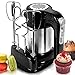Duronic HM3 Sbattitore elettrico 300 W | Frusta elettrica con base per accessori | 5 velocità e funzione turbo | 2 fruste e 2 ganci in acciaio INOX | Leggero e confortevole | Per Dolci Biscotti Creme