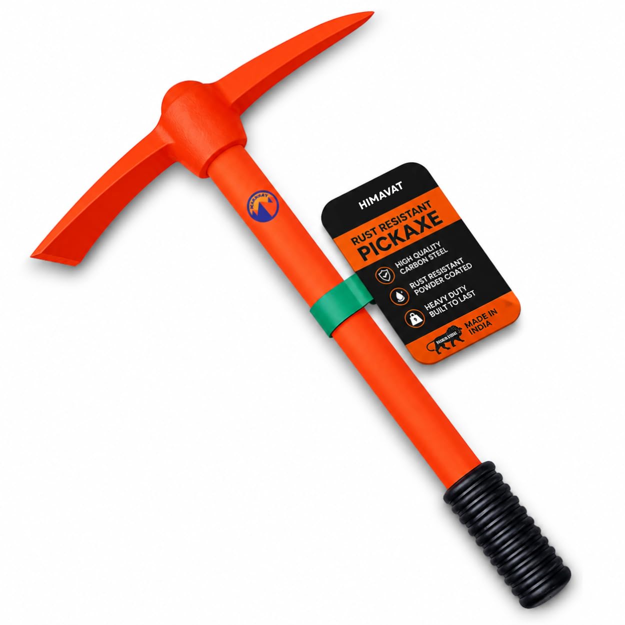 Garden Hoe with HDPE Handel Material | Heavy-Duty Iron Mini Pick Axe I Hoe I Gardening Tool I Digger I Cultivator I Durable | Multicolour | Set of 1-image-47