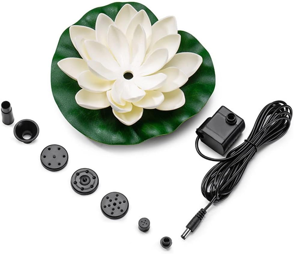 Solar Fountain Floating Landscape Outdoor Water Landscape Garden Fountain Pool Water Landscape