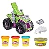 Play-Doh Wheels happende speelgoedmonstertruck voor kinderen vanaf 3 jaar met autoaccessoire en 4 niet-giftige kleuren…