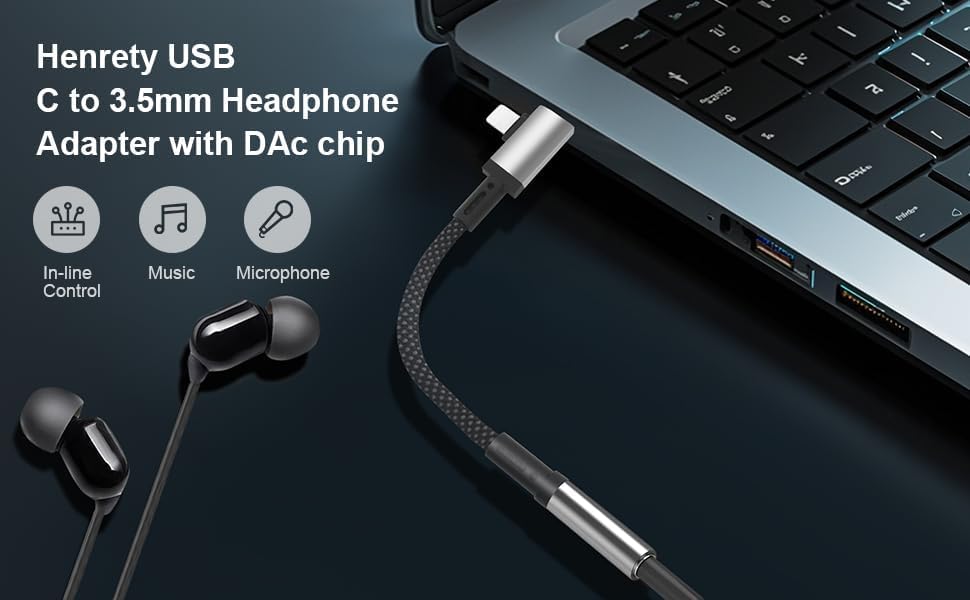 Image of Wefly USB C Headphone Adapter, 2 in 1 Type C to 3.5 mm Jack AUX Compatible with 1Ph /one 16 Pro Max /15 Pro Max, Sam /Sung S24 /S23 Ultra, IP /ad Pro, Pi.xel (2 in 1 Type C to 3.5 mm)