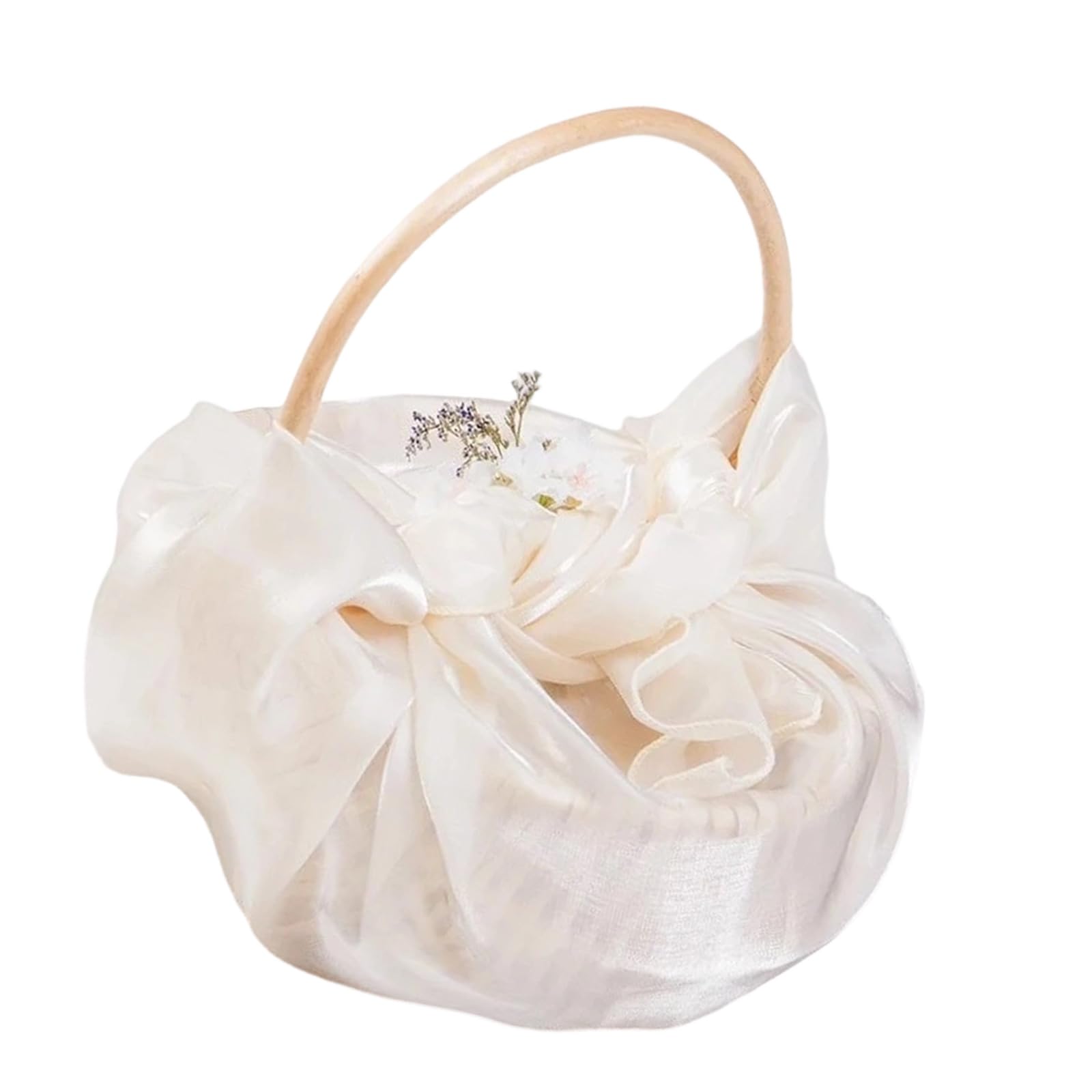 Wedding Bridal Bridesmaid Gift Basket Handcrafts Treats Box for Special Occasion and Home Centerpiece Decoration Bridal Flower Basket
