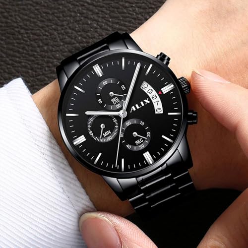 Image of ALIX Stylish Chronograph Date Display Water Resistant Analog Watch for Men