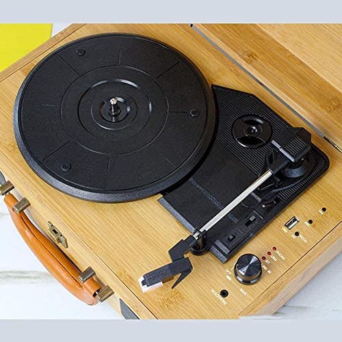 TAISK Tourne-Disque, Boîte à Musique Vintage Valise Platine Vinyle avec Bluetooth & USB-Classic Ledermaterial Style… - Les Beatles, Paul McCartney, John Lennon, RIngo Starr, George Harrison TAISK Tourne-Disque, Boîte à Musique Vintage Valise Platine Vinyle avec Bluetooth & USB-Classic Ledermaterial Style… – Image 7
