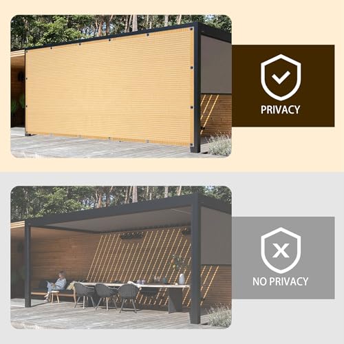 Anti UV toile ombrage exterieur crème 140 x 140 cm filet de protection pour serre - 6