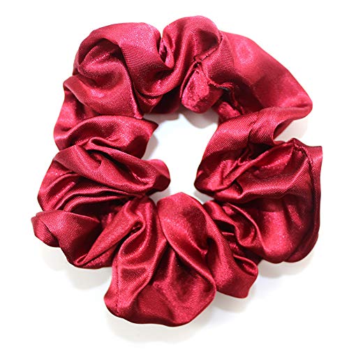 Bartosi Silk Hair Scrunchies for Women Satin Silk Hair