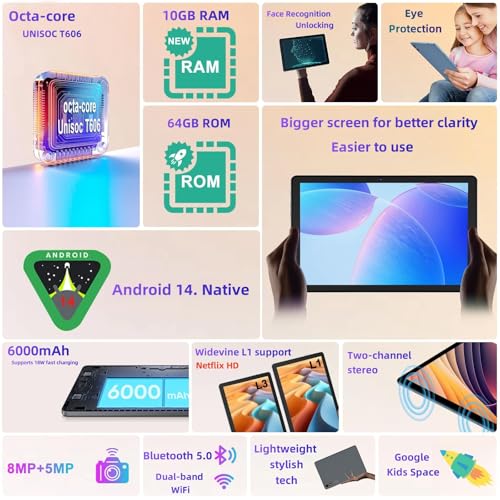 JUNINKE C30JPSB Tablet Android 14