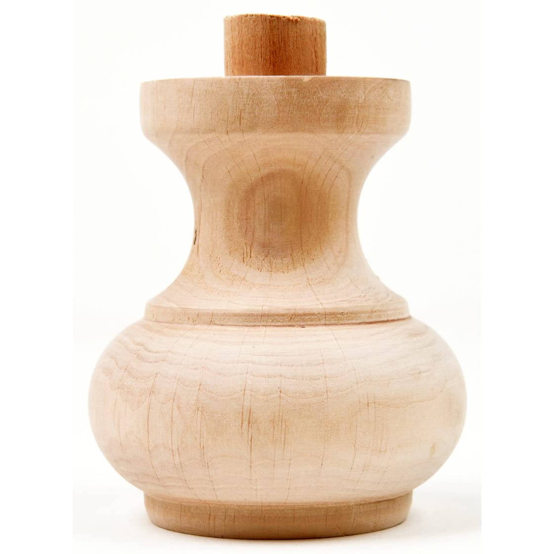 Holzando Möbelfüße – Holzfüße für Möbel Erle – Naturbelassenes Holz