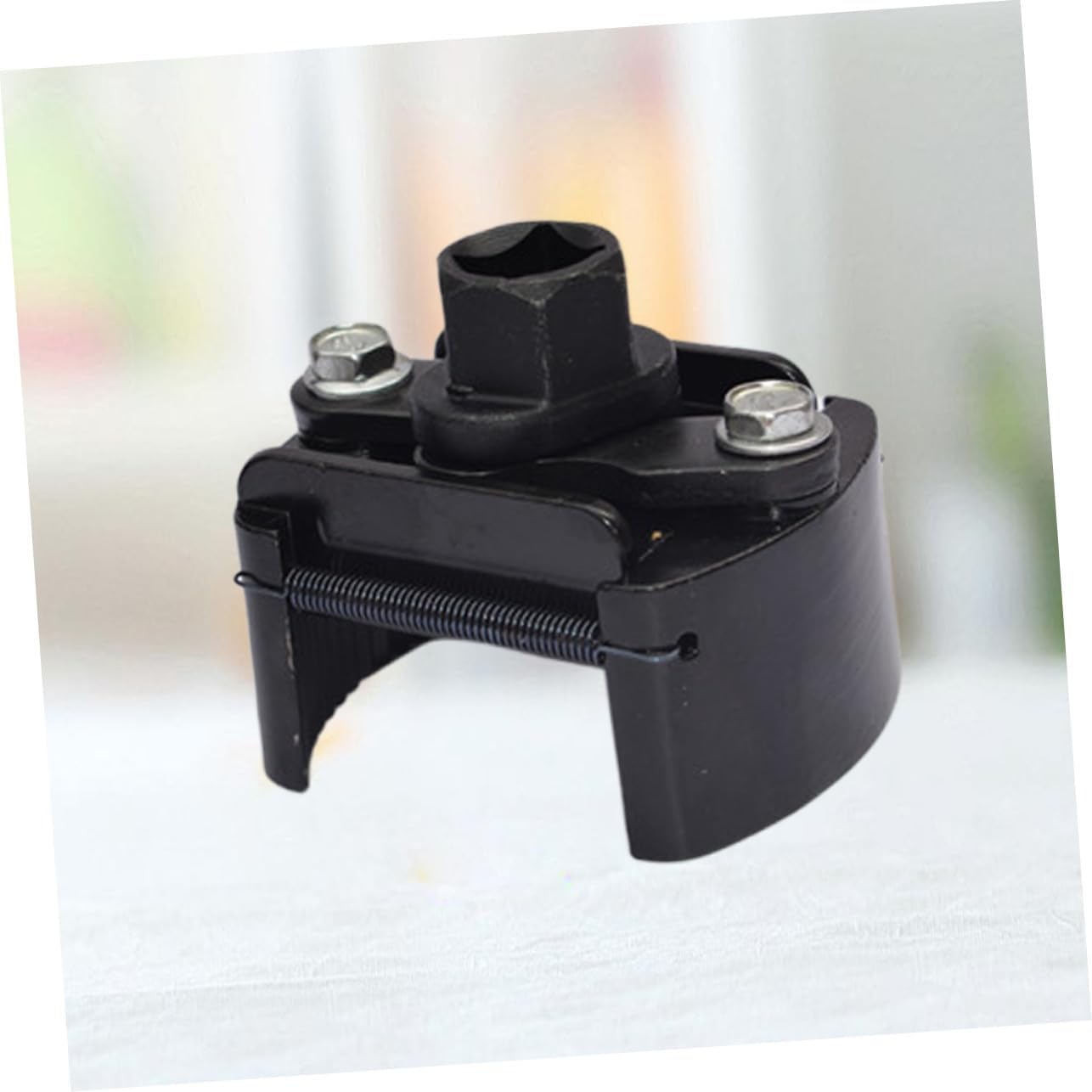 Adjustable Two-jaw Filter Steel Wrench Oil Filter Removal Tool with Drive for Engine Motorcycle Bicycle Garage Maintenance