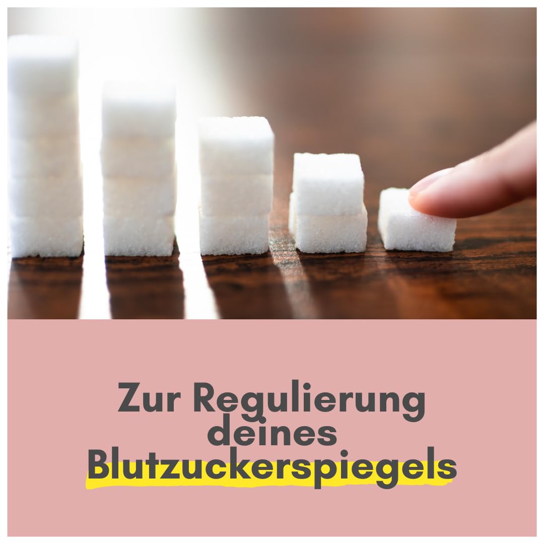 BLUTZUCKERBALANCE | 90 Zimt Kapseln mit Chrom | Insulinresistenz & Blutzuckerregulierung | vegan & made in Germany