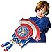 PRETAY Avengers Captain America Schild Kinder Launcher Boy Toy, Power Moves Captain Marvel Photon Blaster, Captain America