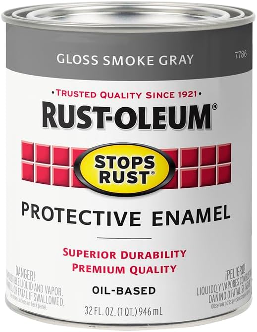 Rust-Oleum Stops Rust Brush On Paint, 2 pk, 1 qt