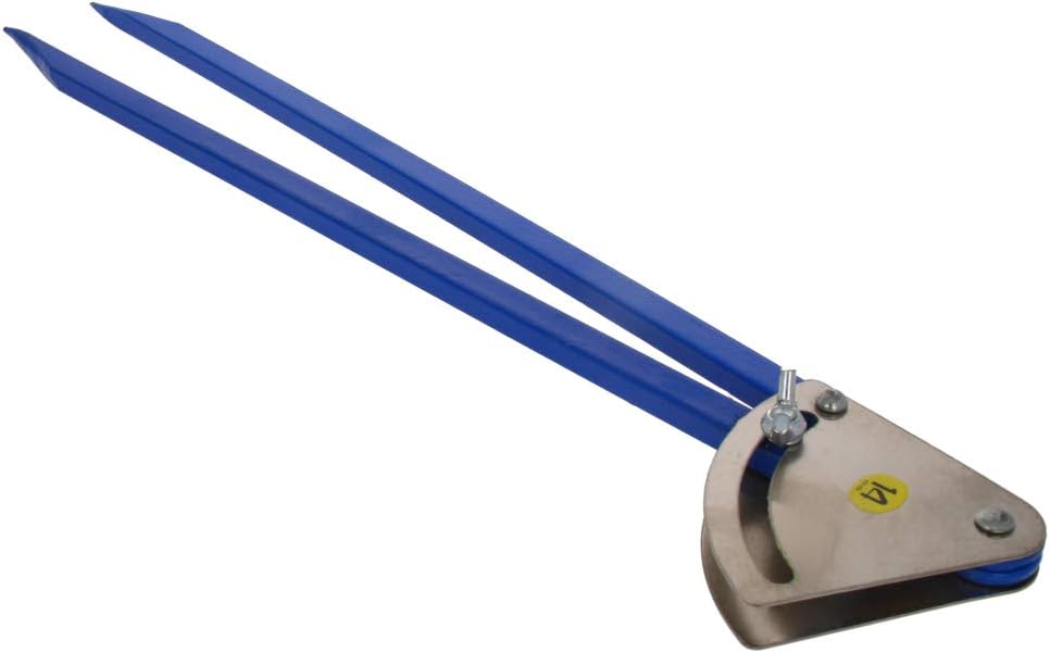 14"/350mm Divider Caliper Wing Compass Industrial Marking Gauge Tool Metal Marking Circles Flat Leg Marking Compas Metalworking Marking Circular Lines Divider Blue