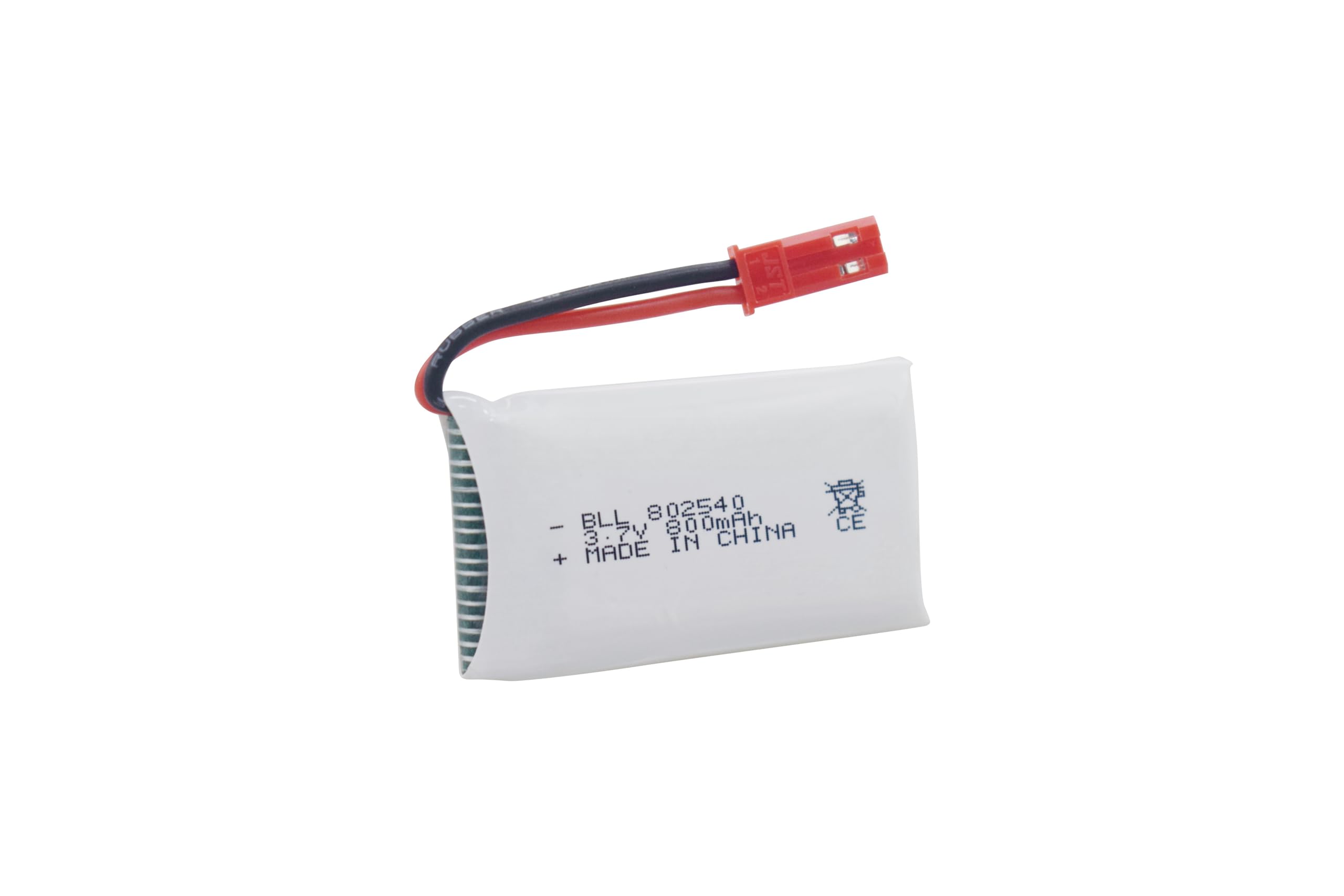 5PCS 3.7V 800mAh Lipo Batería con Enchufe JST de Cargador 5 en 1 para SYMA X56W MJX X400W X300C X800 HS110 HS200 S670 V950hd S1750 V2450 Avión de Juguete de Control Remoto