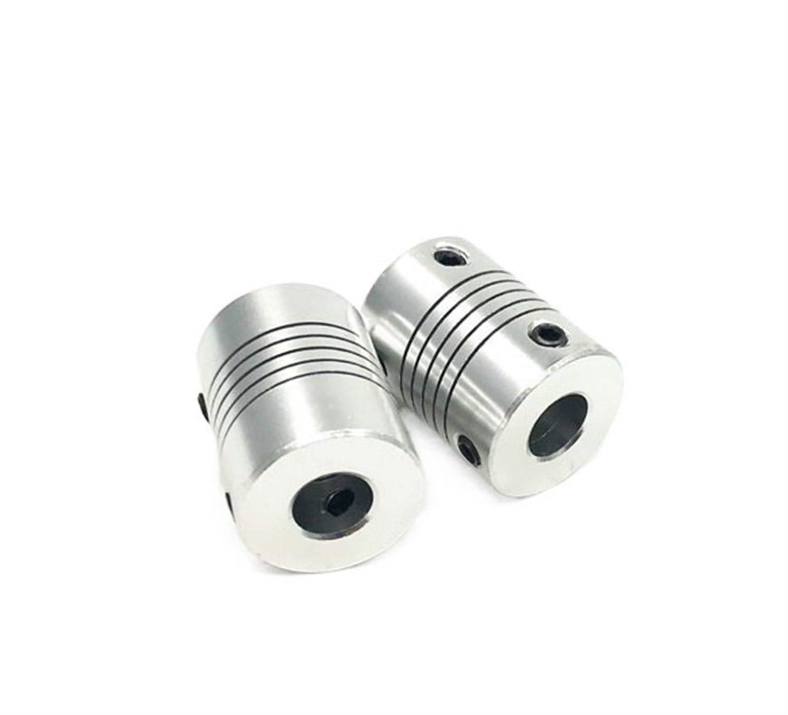 Rigid coupling,Stainless steel rigid coupling 2pcs D12L18 Aluminium Flexible Shaft Coupling CNC Stepper Motor Coupler Encoders Engraving Machine(4x5)