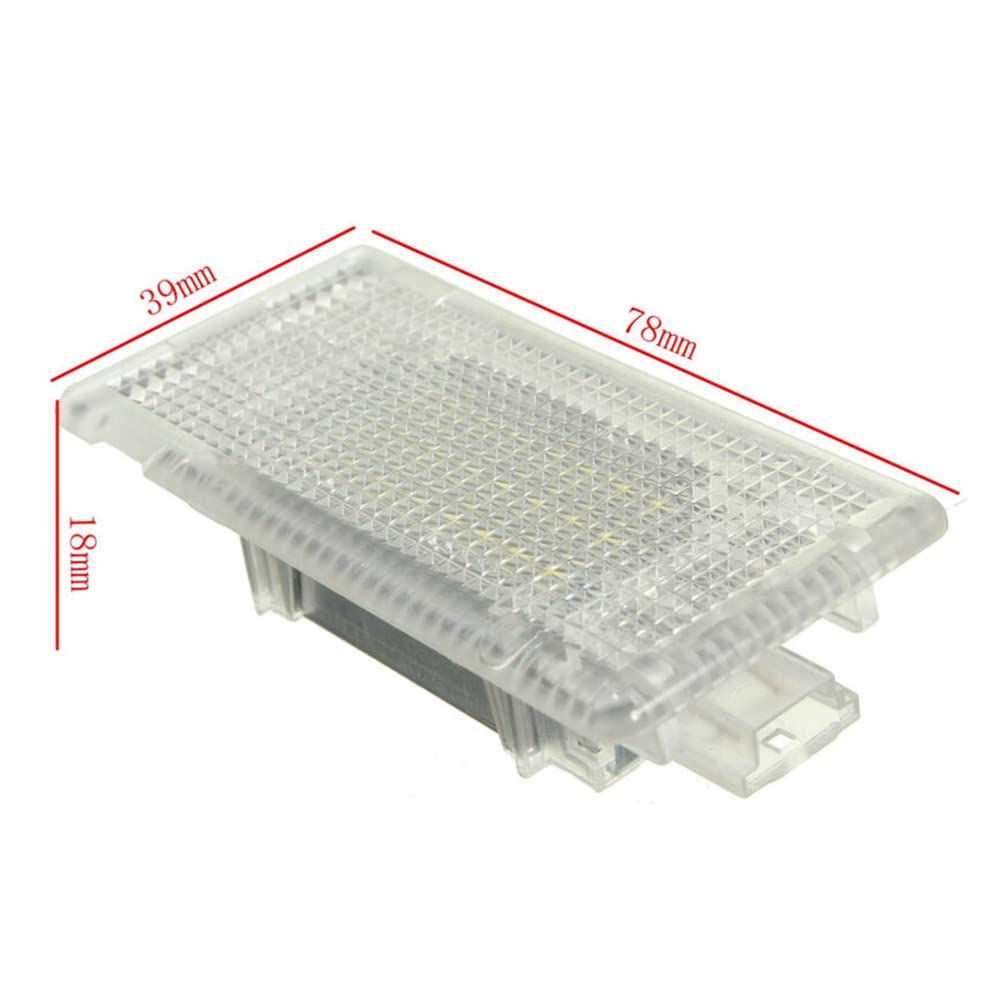 Generico Luce LED Van porta Guanti o Bagagliaio 63316962039 per BMW E46 E60 E90 E39 E38 Aggiornamento a LED Bianco Luminoso