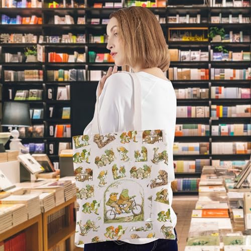 WZMPA Funny Frog Cosmetic Bag Frog Fans Gift Humor Frog Character Makeup Zipper Pouch Bag Frog Merchandise (Frog F TG)3