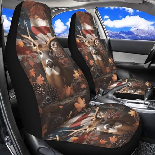 Housse de sièges auto pour camionnette et SUV motif drapeau américain