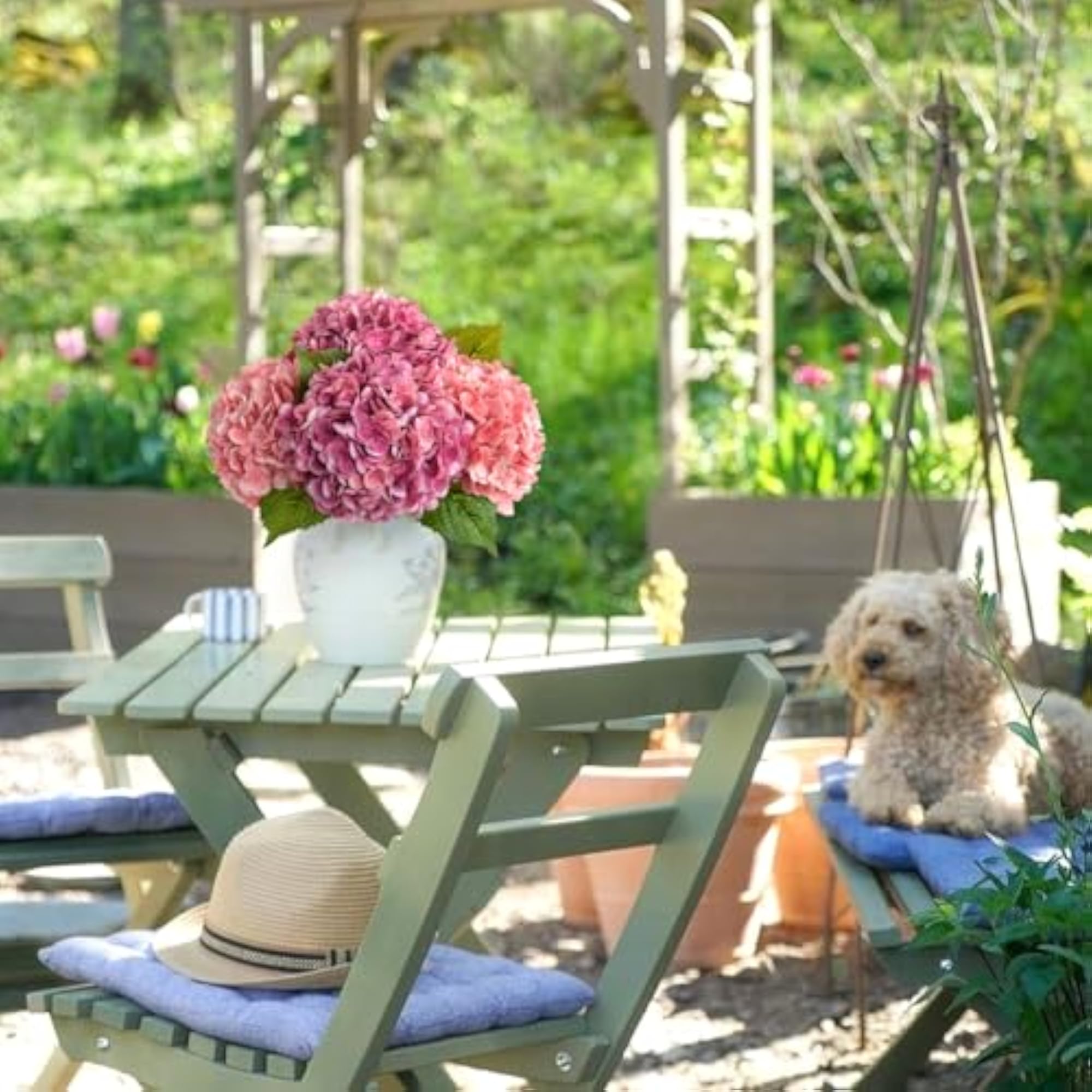 Real Touch Hydrangea Artificial Flowers