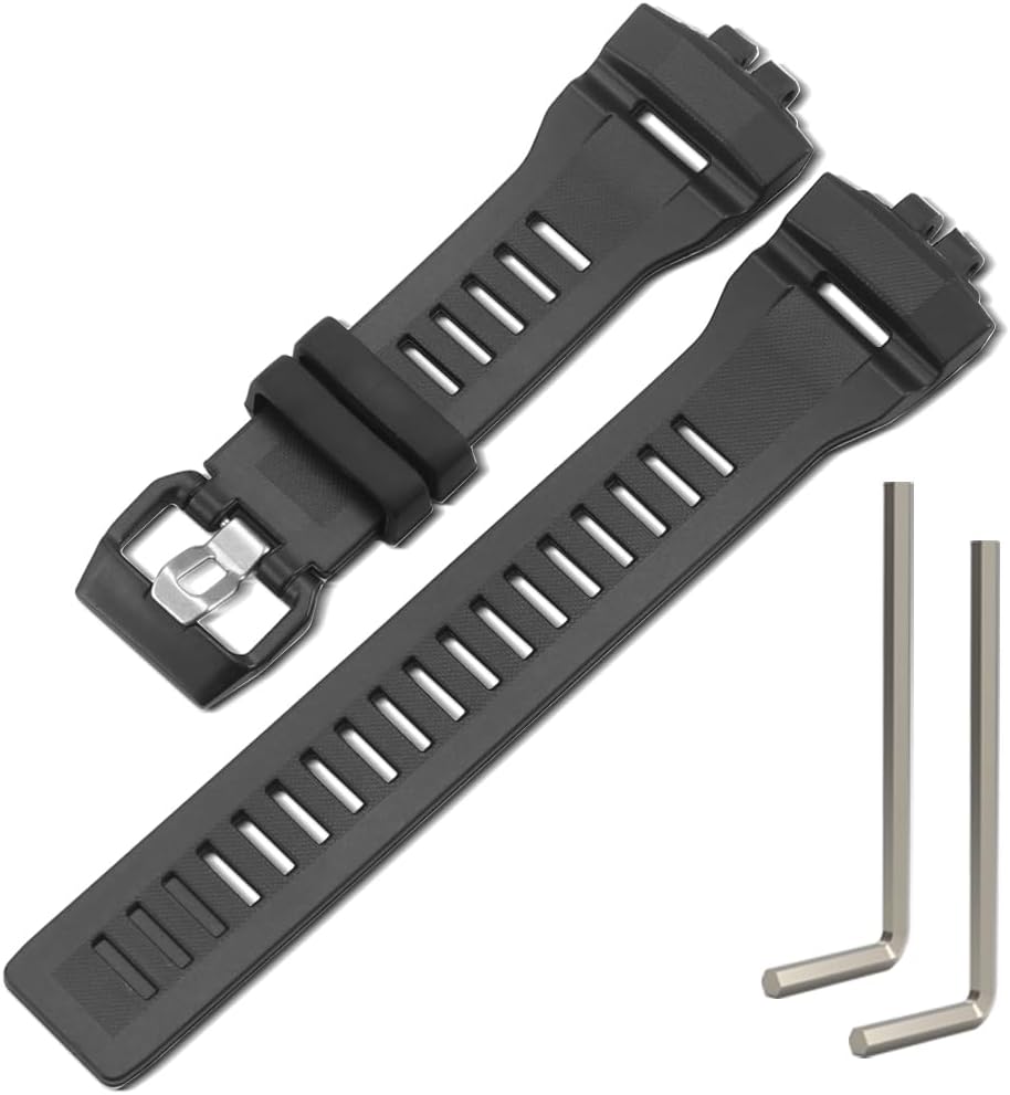 Resin Strap compatible with Casio Men's GBD200 Square GBD200UU-9 GBD-200-1JF GBD200-9 Watch Band Waterproof Bracelet