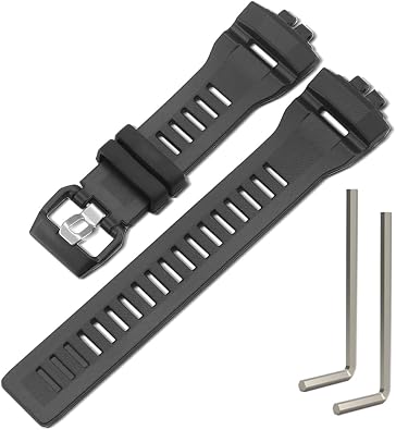 Resin Strap compatible with Casio Mens GBD200 Square GBD200UU-9 GBD-200-1JF GBD200-9 Watch Band Waterproof Bracelet