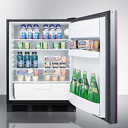 Accucold 24 Inch 24" Built In Undercounter Counter Depth Compact All-Refrigerator FF6BKBI7IFADA - View 3 | Fridge.com