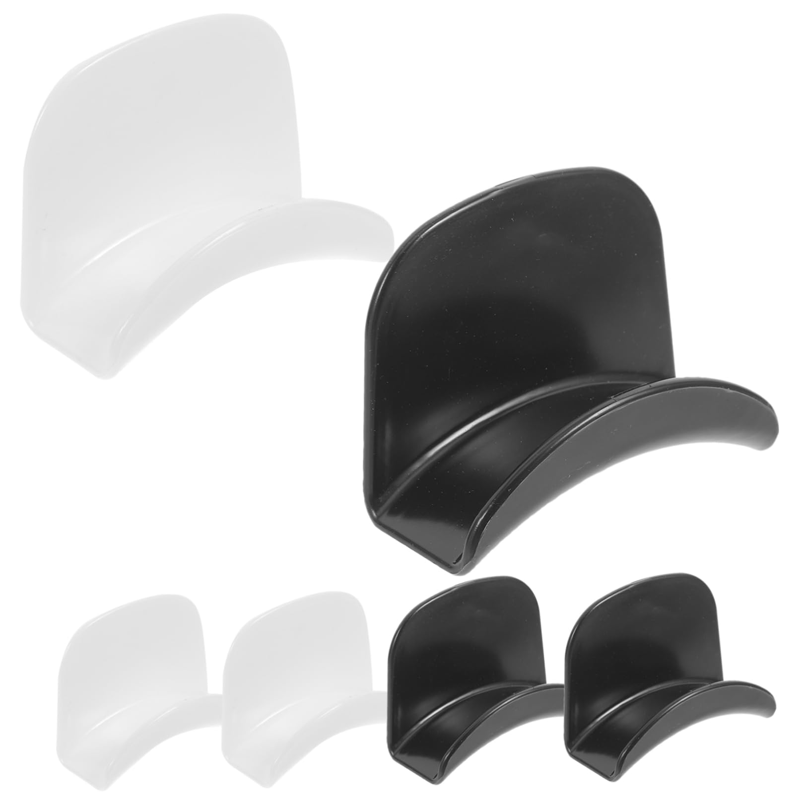 UKCOCO 24pezzi Supporto Per Cuffie Da Parete Gancio Adesivo Per Cuffie Gaming e Auricolari Facile Da Installare Design Semplice Per Ufficio e Casa
